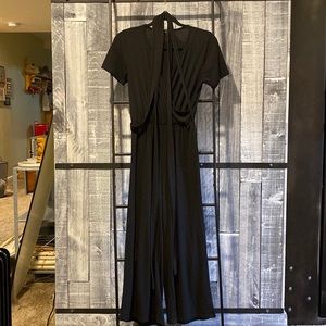 ROOLEE Black Undercover Tie Jumpsuit